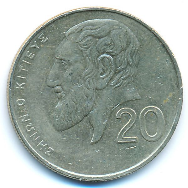 Кипр, 20 центов (2001 г.)