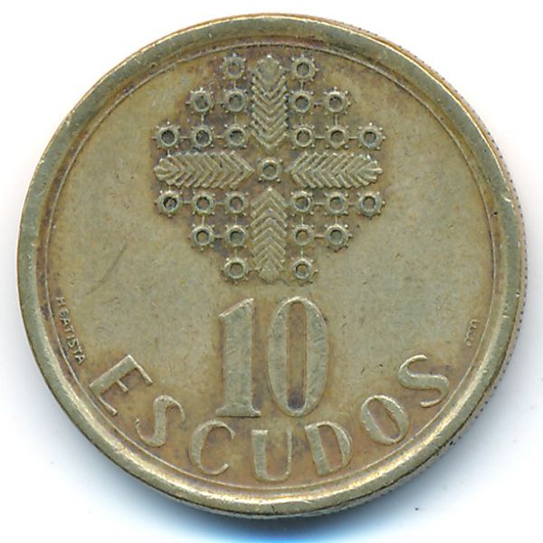 Португалия, 10 эскудо (1986 г.)