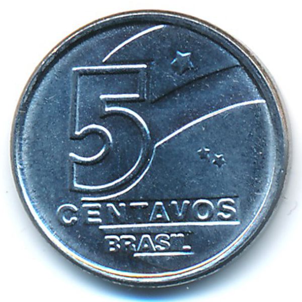 Бразилия, 5 сентаво (1989 г.)