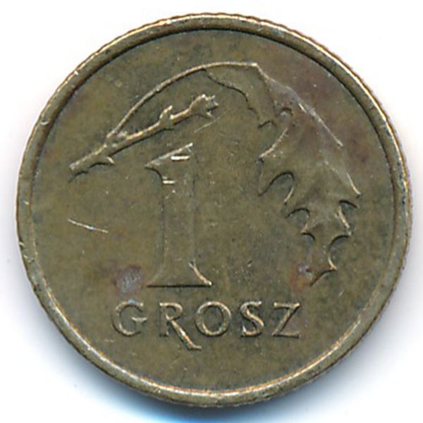 Польша, 1 грош (1999 г.)