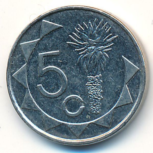 Намибия, 5 центов (2007 г.)