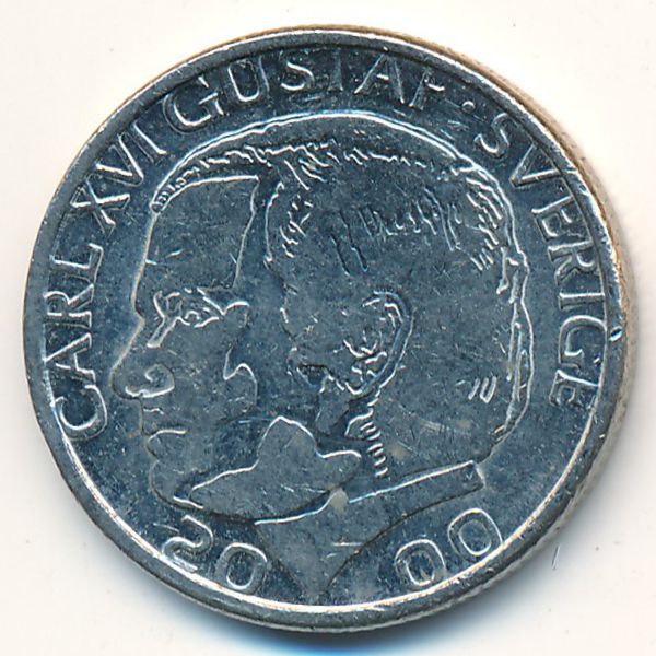 Швеция, 1 крона (2000 г.)