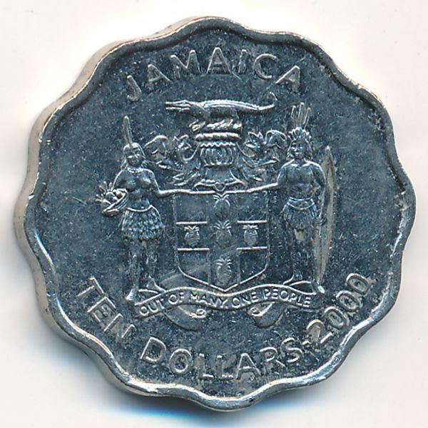 Ямайка, 10 долларов (2000 г.)