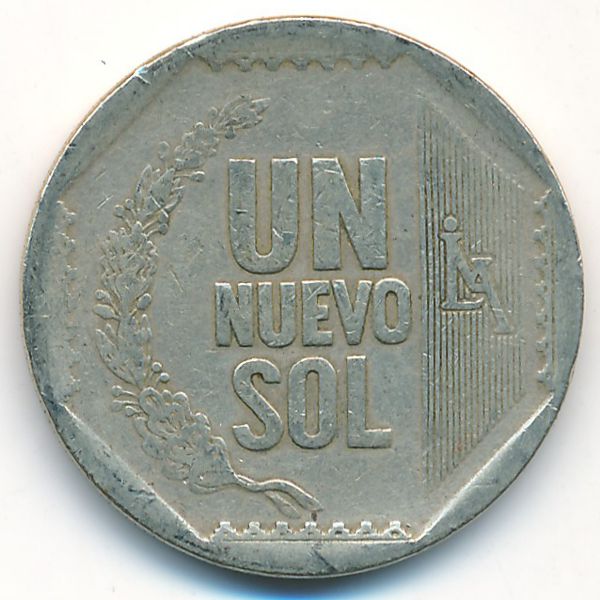 Перу, 1 новый соль (2007 г.)