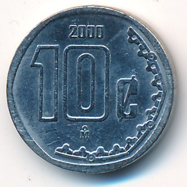 Мексика, 10 сентаво (2000 г.)