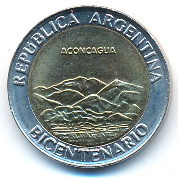 Аргентина, 1 песо (2010 г.)