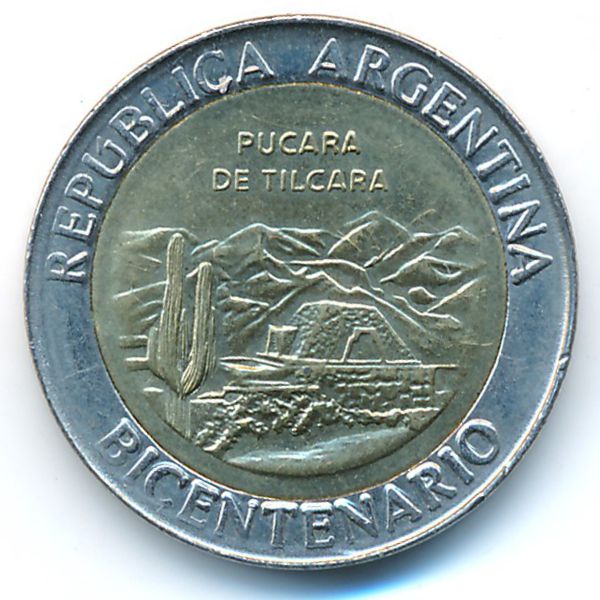 Аргентина, 1 песо (2010 г.)