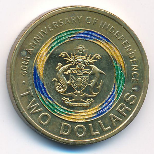 Соломоновы острова, 2 доллара (2018 г.)