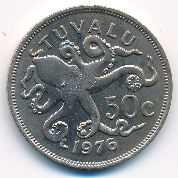 Тувалу, 50 центов (1976 г.)