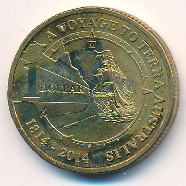 Австралия, 1 доллар (2014 г.)
