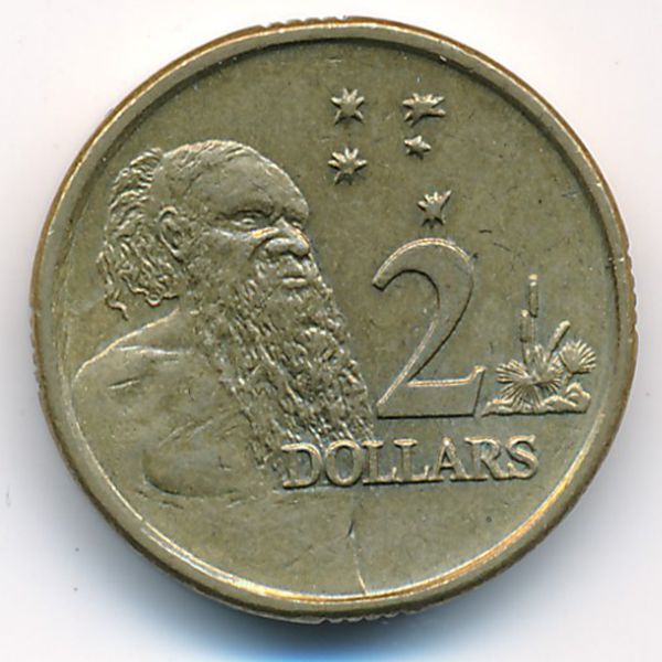 Австралия, 2 доллара (1990 г.)