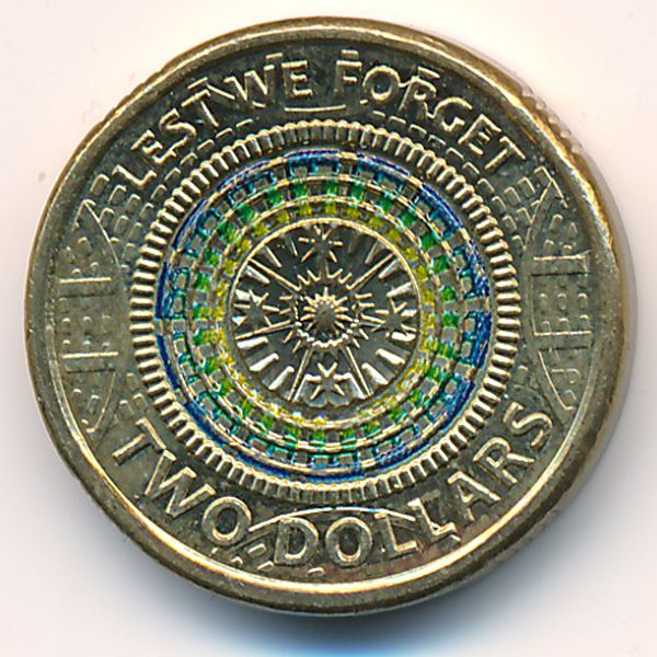 Австралия, 2 доллара (2017 г.)