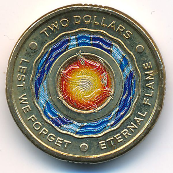 Австралия, 2 доллара (2018 г.)