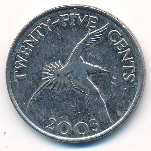 Бермудские острова, 25 центов (2003 г.)