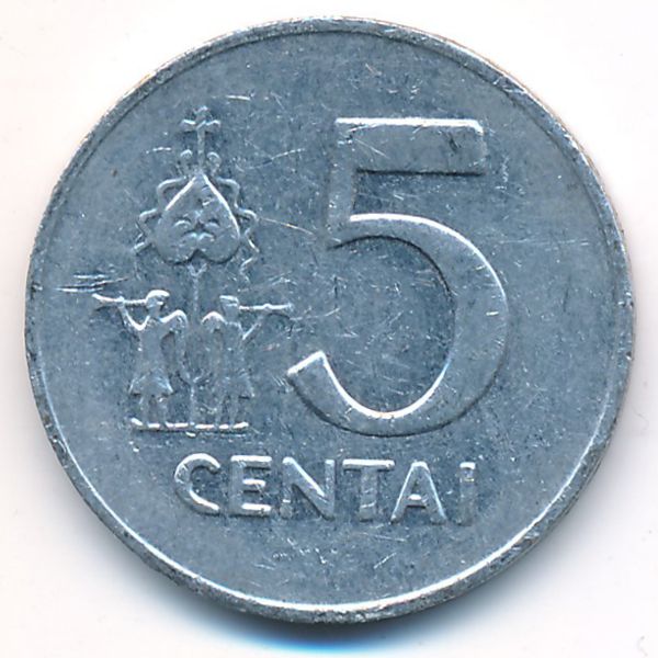 Литва, 5 центов (1991 г.)