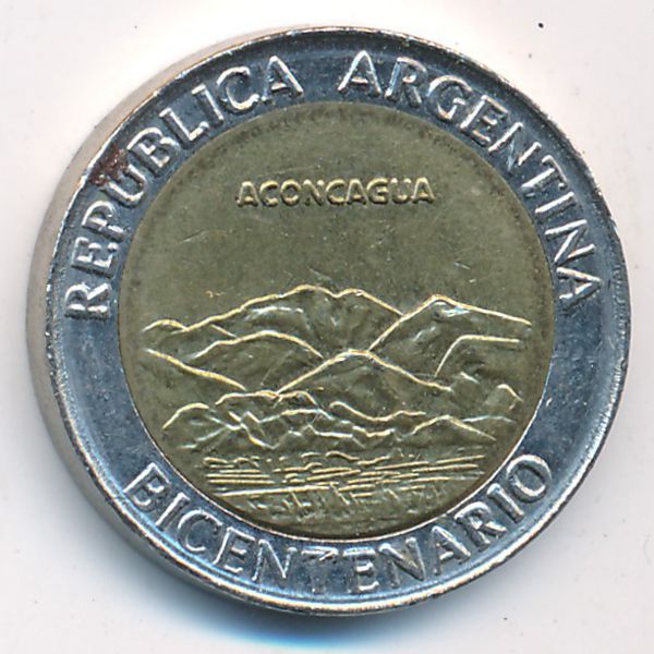 Аргентина, 1 песо (2010 г.)