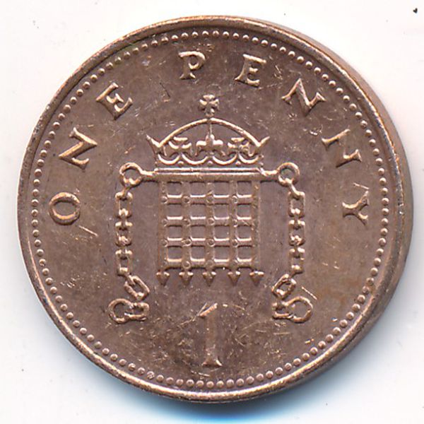 Великобритания, 1 пенни (2007 г.)