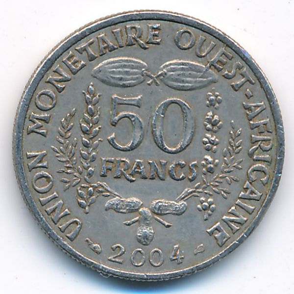Западная Африка, 50 франков (2004 г.)