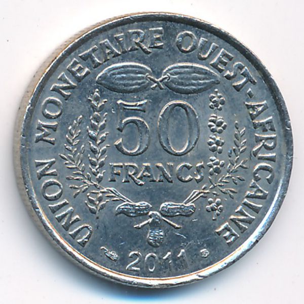 Западная Африка, 50 франков (2011 г.)