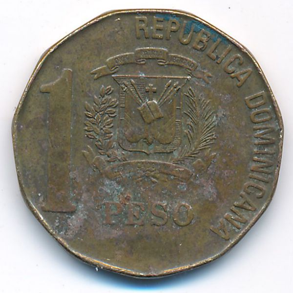 Доминиканская республика, 1 песо (2014 г.)