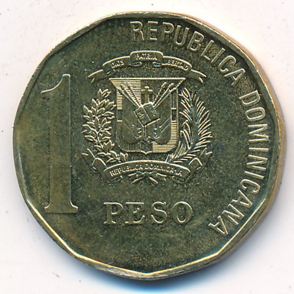 Доминиканская республика, 1 песо (2015 г.)