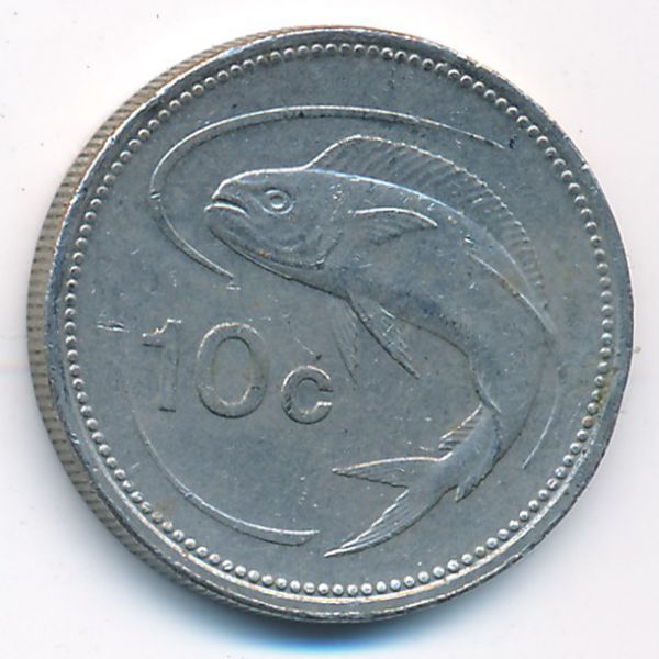 Мальта, 10 центов (1995 г.)