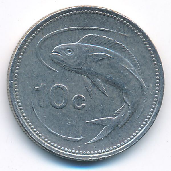 Мальта, 10 центов (1995 г.)