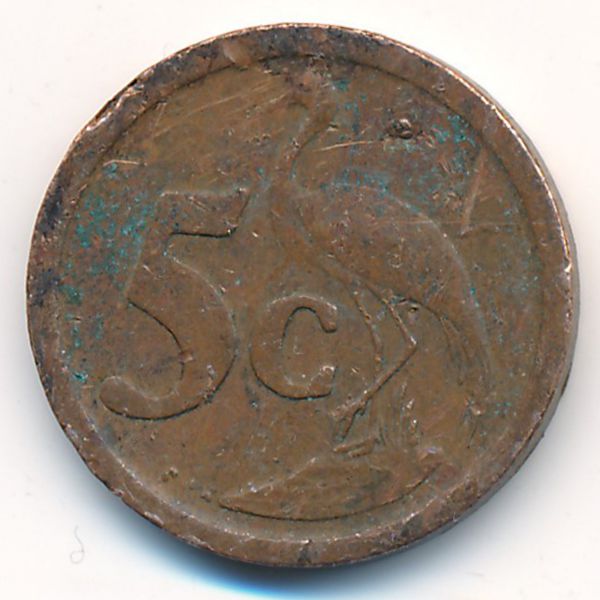 ЮАР, 5 центов (1991 г.)