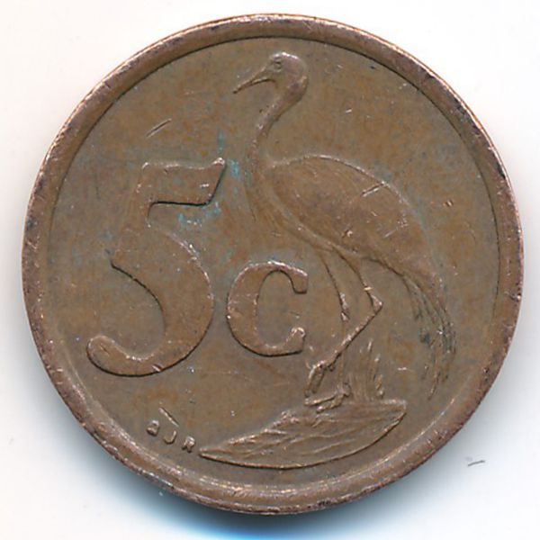 ЮАР, 5 центов (1997 г.)