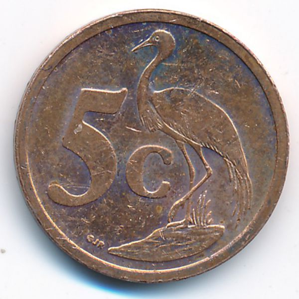 ЮАР, 5 центов (2004 г.)