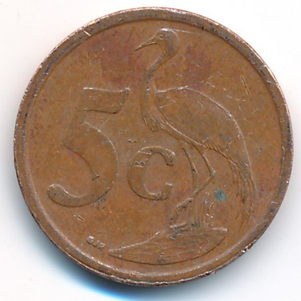 ЮАР, 5 центов (2005 г.)