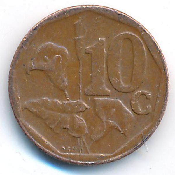 ЮАР, 10 центов (2012 г.)