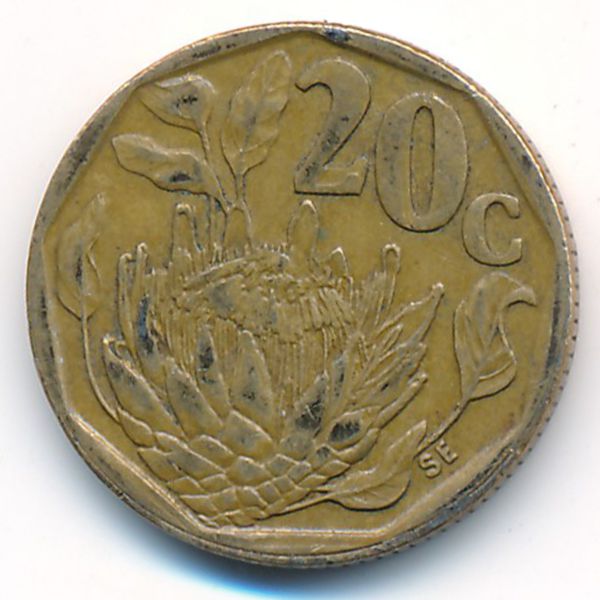 ЮАР, 20 центов (1994 г.)