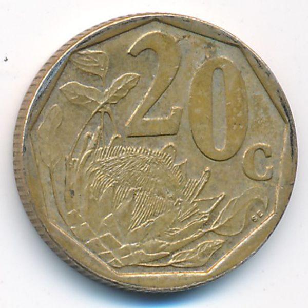 ЮАР, 20 центов (2000 г.)