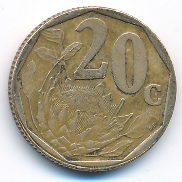 ЮАР, 20 центов (2000 г.)