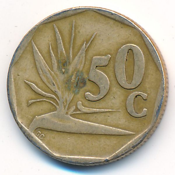 ЮАР, 50 центов (1991 г.)