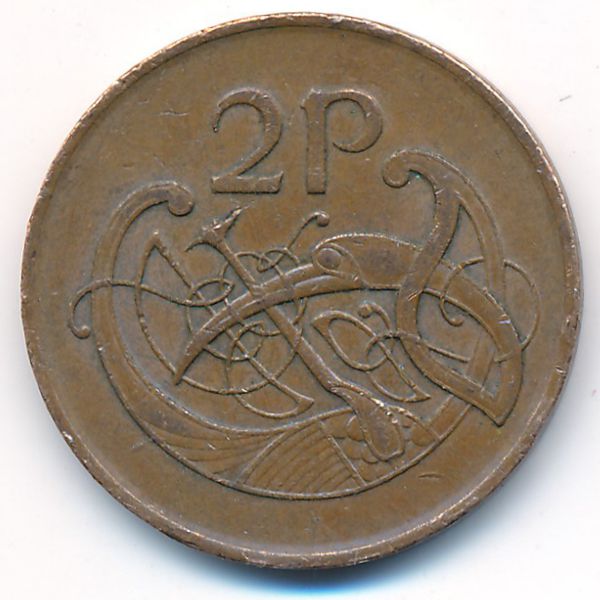 Ирландия, 2 пенса (1986 г.)