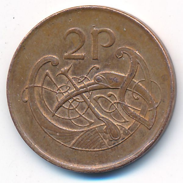 Ирландия, 2 пенса (1990 г.)