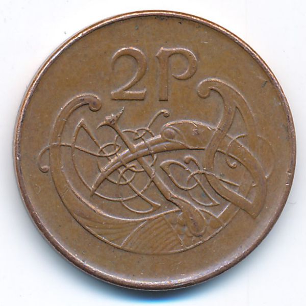 Ирландия, 2 пенса (1990 г.)