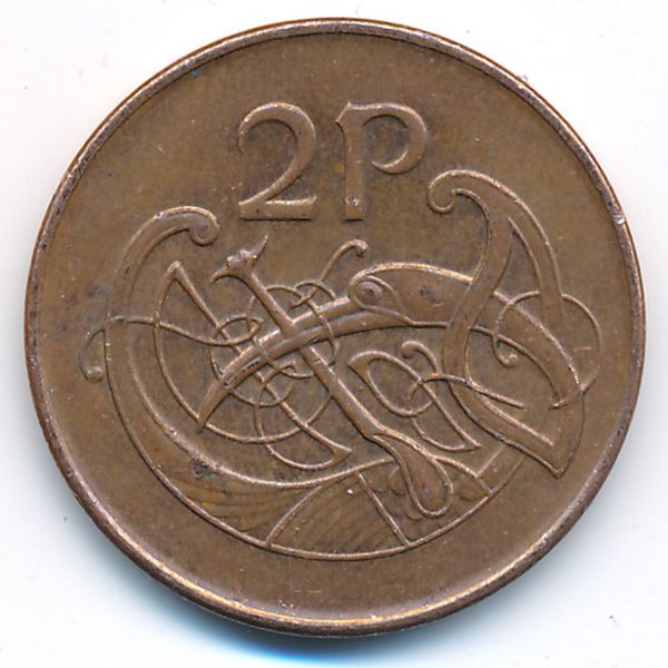 Ирландия, 2 пенса (1990 г.)