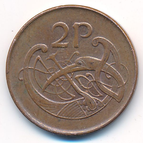 Ирландия, 2 пенса (1995 г.)