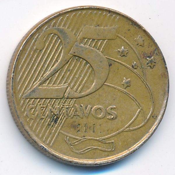 Бразилия, 25 сентаво (2001 г.)