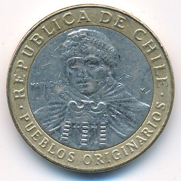 Чили, 100 песо (2015 г.)