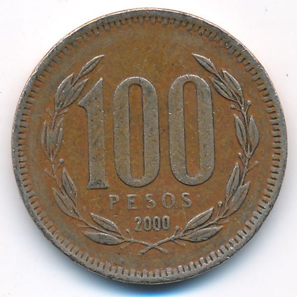 Чили, 100 песо (2000 г.)
