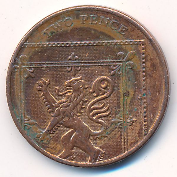Великобритания, 2 пенса (2011 г.)