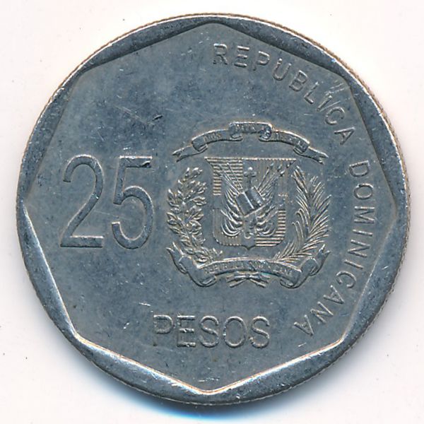 Доминиканская республика, 25 песо (2008 г.)