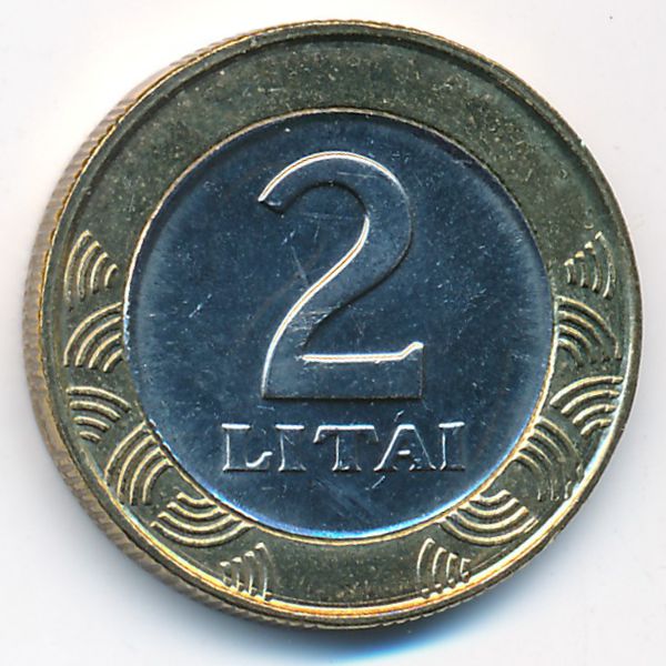 Литва, 2 лита (2001 г.)