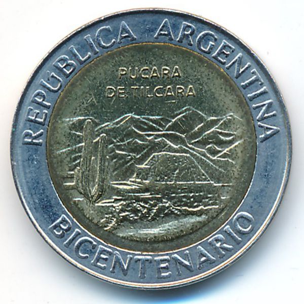 Аргентина, 1 песо (2010 г.)