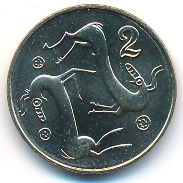 Кипр, 2 цента (2004 г.)