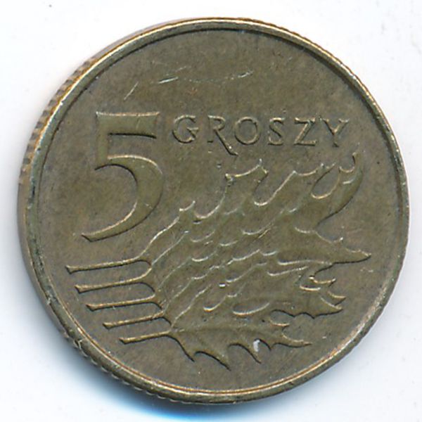 Польша, 5 грошей (2011 г.)